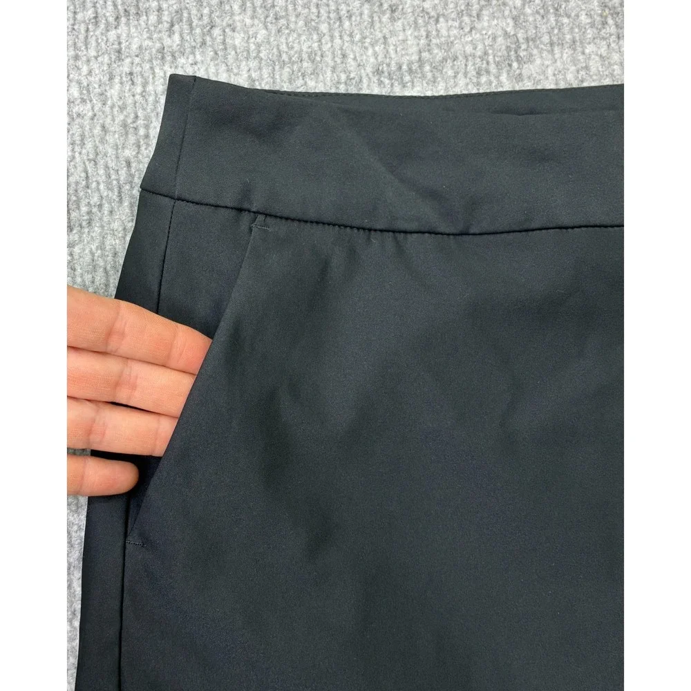Nike Golf Dri-FIT Womens Size 12 Black Skort Built In Shorts Pockets Performance